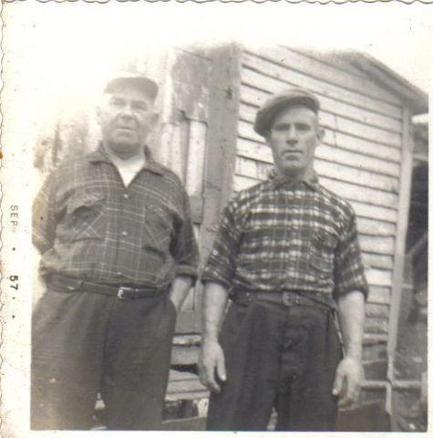 05 Gordon Brown and Frank Lockyer c. 1957 Credit: Madonna Drover